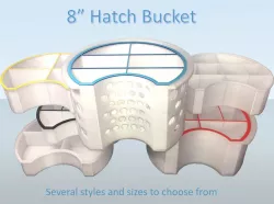 Gear Bucket Organizer for Hobie 8" Hatch
