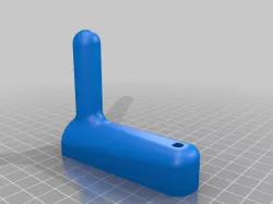 Hand crank handle for DC motors
