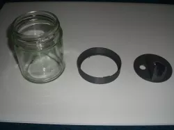 Handled airbrush cleaning holder
