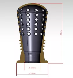 Hookah diffuser - GO (mini D12mm/H48mm) 
