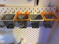 IKEA Dokument holder V2 for IKEA SKADIS (SKÅDIS) pegboard