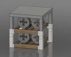 Ikea Lack Spool Rack / Holder