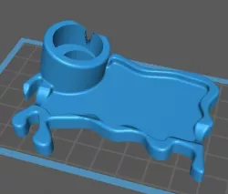 Ink Splat Sample and Pen Holder
