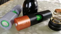 Just another 18650 to 2x D-Cell Adapter