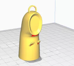 Kaonashi Figure - Spirited Away Keychain