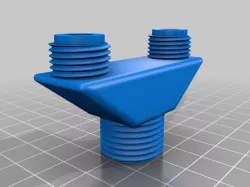 Keg Beer line flow divider for submersible pump