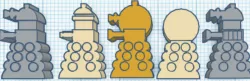 Meepleverse - Dalek Meeple.