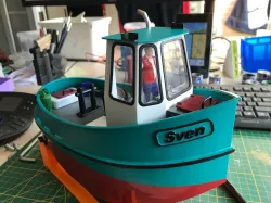 Mini RC Tug boat ship schiff boot