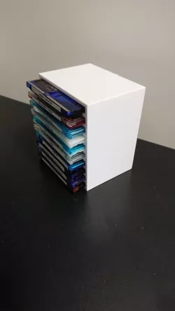 Minidisc box for sleveless discs