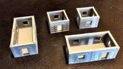 Modular 15mm Building Basic Walls 1