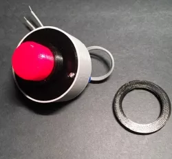 Mostly 3D Printed Push Button