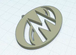 Motiv Bowling Logo Keychain