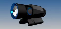 O-Light S1R Baton Flashlight Mount Picatinny