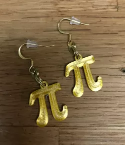 Pi Earrings