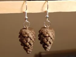 Pine Cone Earrings