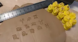 Pottery stamps set - Zodiac signs