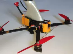 Quadrocopter GPS mount by Nataliya Bezpalchenko