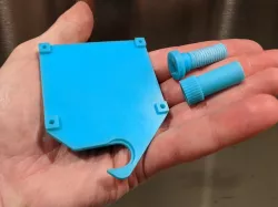 Raspberry Pi 4 and Pi camera peephole mount