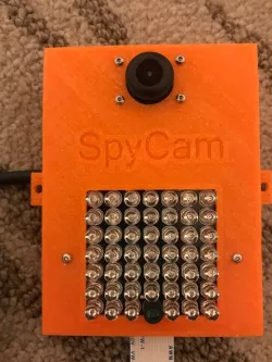 RPI Case for wide len Camera and an IR Light Module 