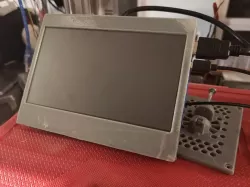 RPi display case - swing out arm + mount for 2020 - horizontal conolse, ball mount