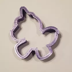 Running Unicorn Cookie Cutter