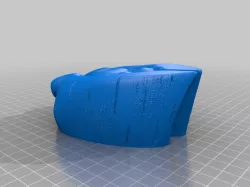 Satyr / Faun hoof + f3d template