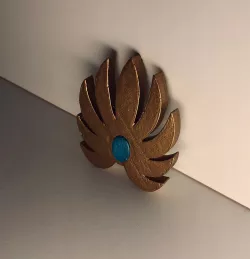 She-Ra Princess of Power Flower Chest Piece/Breast Plate Armor Pendant