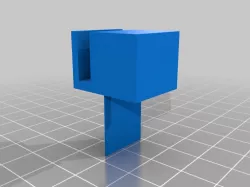 Sliding door upper rail guide (Form / Optimum closet)