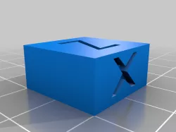 Smaller XYZ Calibration Cube