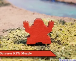 Sorcerer Meeple - RPG - DnD