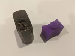 Sparrows Practice Lock End Cap Wrench and Follower