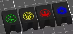 Star Wars Outer Rim Reputation tracker multiple color