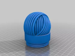 Surprise Yarn Ball Container (with threading)