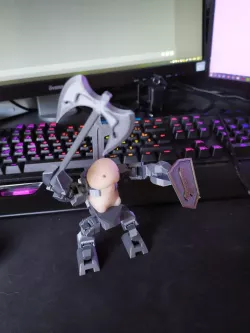 Sword, Axe and Shield for Ding Ding Mecha