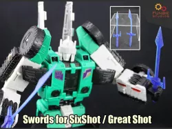 Swords for Transformers Six Shot or Great Shot