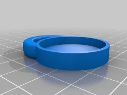 Tile Sticker holder for a Keychain / Keys