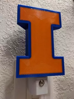 University of Illinois Night Light Block I