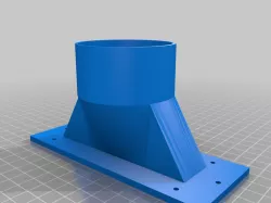 Vacuum 2.25" adapter to flat plane