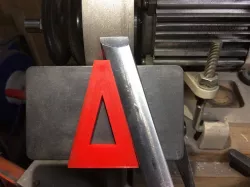 Woodturning: oval skew chisel sharpening guide