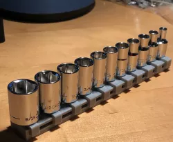 1/4" Socket Rail Organizer