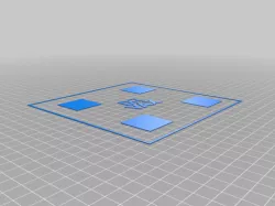 150m Printer Bed Leveling Test Print