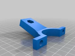Action camera bike mount in frame