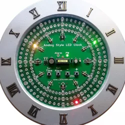 Analog-Style LED Clock Frame and Numbers
