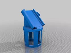 Baofeng radio cup holder mount with mic clip
