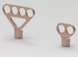 Button pressing assisted living tool (for seat belt buckles and other heavy buttons)