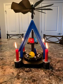 Candle Holder Carousel, Christmas Pyramid