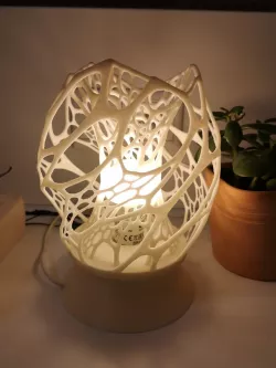 Cellular Lamp with Stand