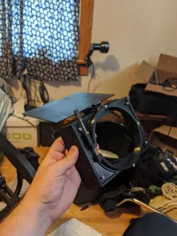 Clamp on mattebox (Cazbox V60) - Now with 15mm rail adapter!