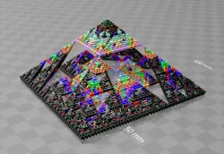 color stierpinsky pyramid