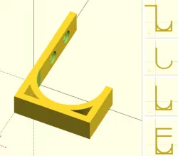 customizable thin simple hook